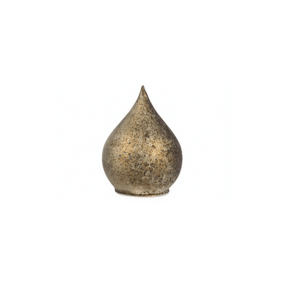 Lamp Led Drop Antique Groen 12X12Xh15Cm Glas