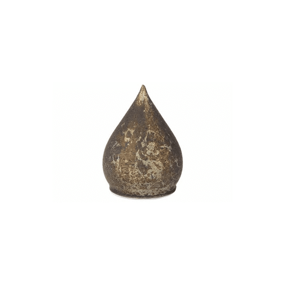 Lamp Led Drop Antique Groen 10X10Xh13Cm Glas