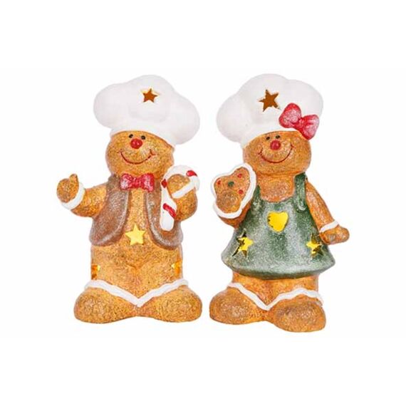 Cosy & Trendy Figuur Cookie Bruin 11X7Xh18Cm Keramiek 2 Assortiment Prijs Per Stuk