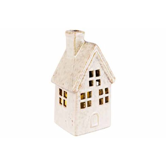 Cosy & Trendy Huis Bruin 8X7Xh16Cm Porselein