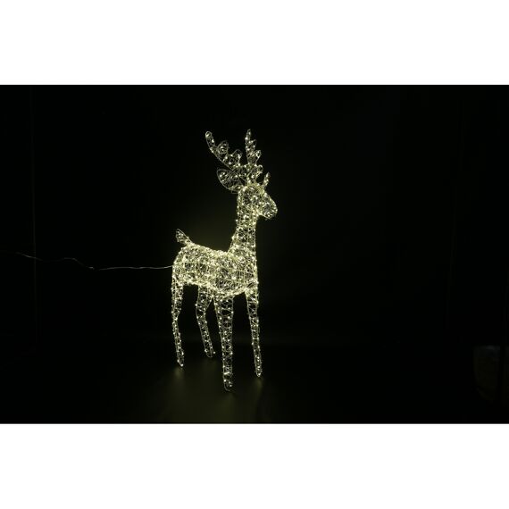 Decostar Kersthert Led Bling S Goud L15B39H60Cm