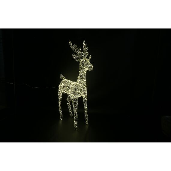 Decostar Kersthert Led Bling M Goud L20B53H80Cm