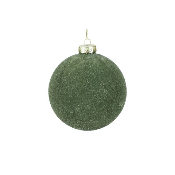 Decostar Kerstbal Ro Hilma S Groen 8Cm