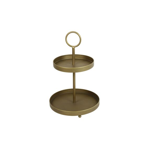 Etagere Ro Bonamy S Goud L32.5B32.5H49Cm