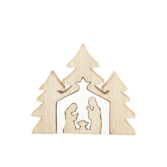 Dijk Kerst Figuur Natural 24X2X20,5Cm