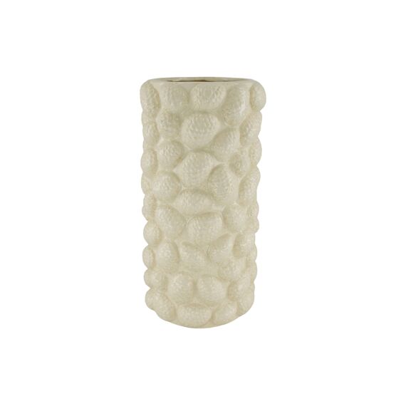 Vase Pinecone Ceramic Off White 18X18X35,5Cm