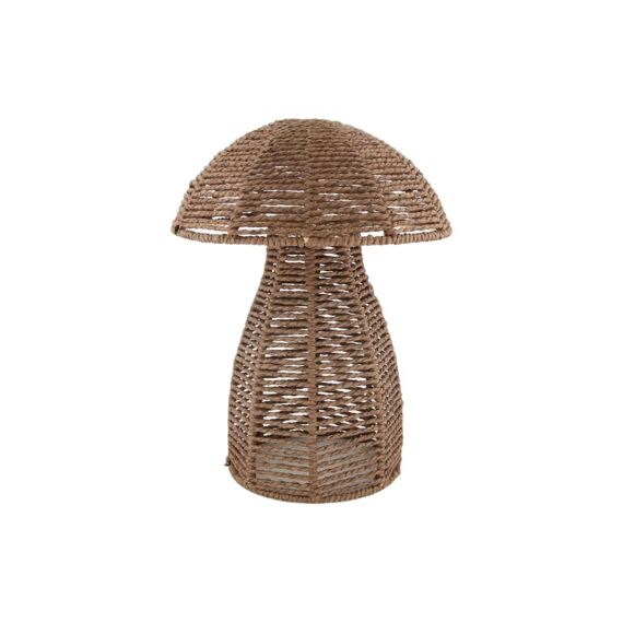 Mushroom Paper Rope Brown 28X28X38Cm