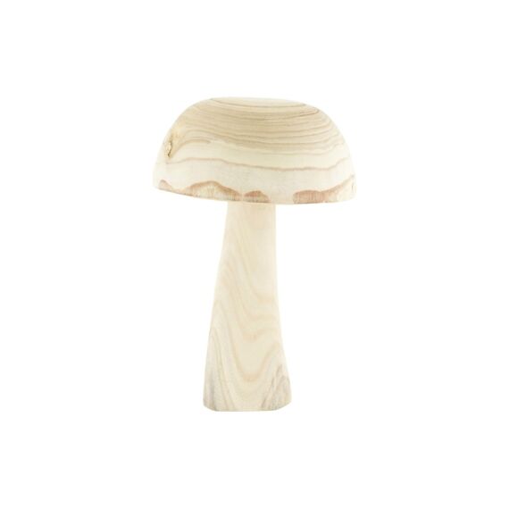 Mushroom Paulownia Wood Natural 24X24X37Cm