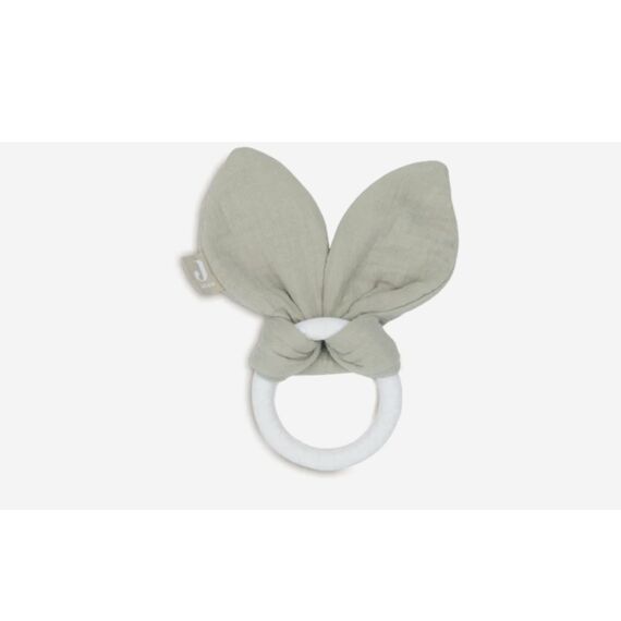 Jollein Bijtring Siliconen Bunny Ears Olive Green