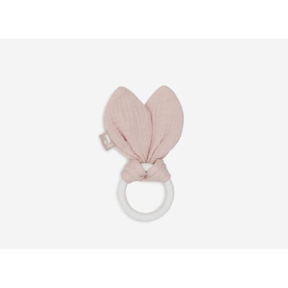 Jollein Bijtring Siliconen Bunny Ears Wild Rose