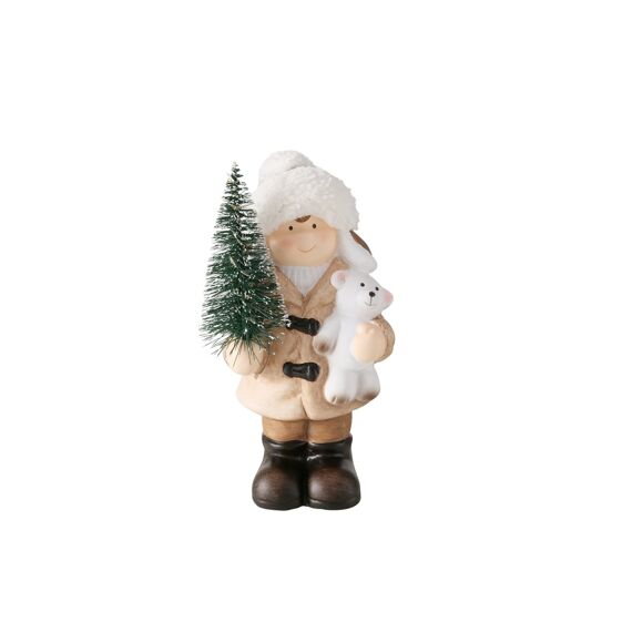 Boltze Kind Met Kerstboom Led Marvy H20Cm 2 Assortiment Prijs Per Stuk