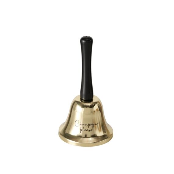 Deurstop Champagne Zwart/Goud H13.5Cm