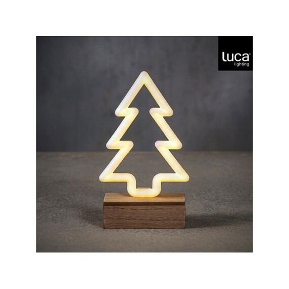 Luca lighting Neon Light Boom Warm Wit Batterij En Timer 11,5X5,5X20Cm