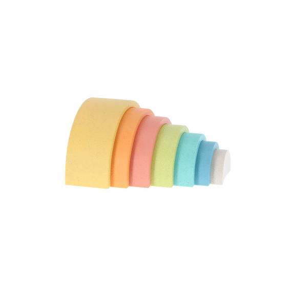 Stapelregenboog Bioplastic