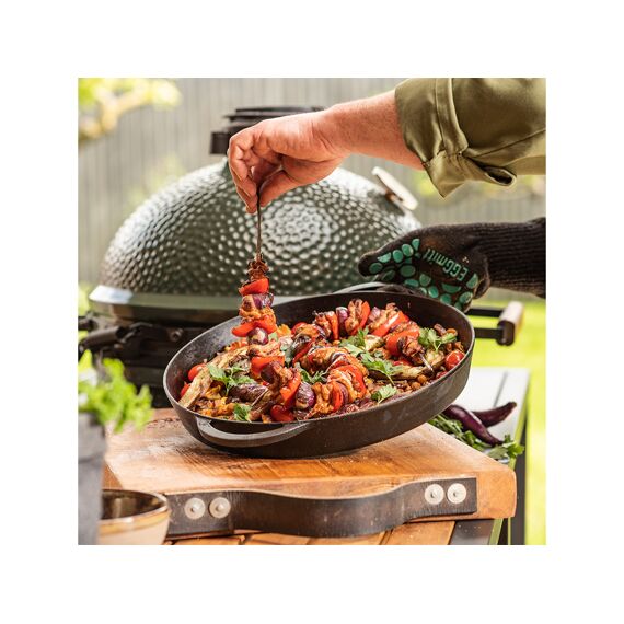 Big Green Egg Cast Iron Skillet Large