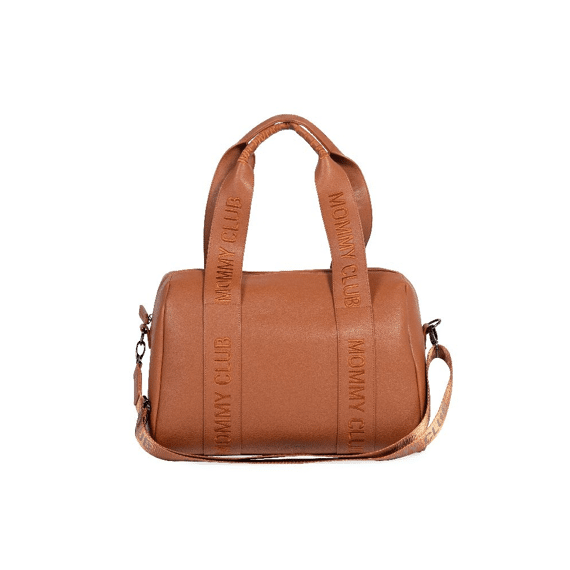 Childhome Mommy Club Verzorgingstas Signature Smili Leder Bruin