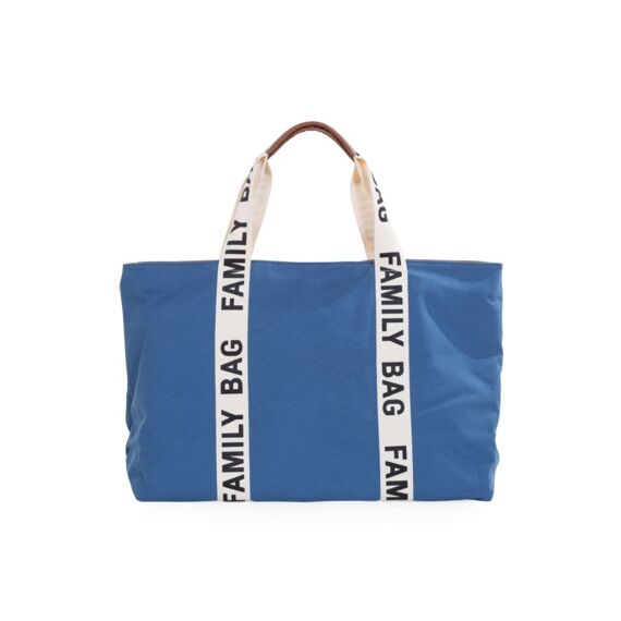 Childhome Family Bag Signature Canvas Indigo