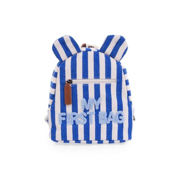 Childhome My First Bag Strepen Elektrisch Blauw/Lichtblauw