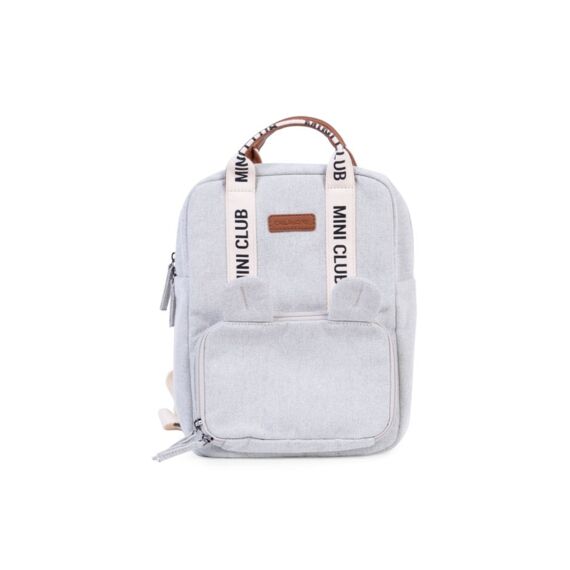 Childhome Mini Club Kinderrugzakje Signature Canvas Off White