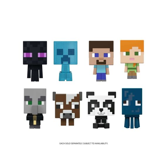 Minecraft Mob Hoofd Mini-Figuren Assortiment Prijs Per Stuk