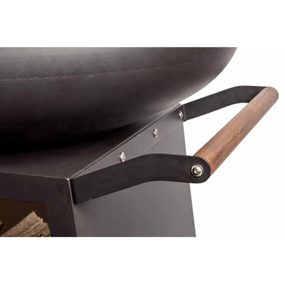 White Fire Nomad Barbecue Zwart D94.5Cm