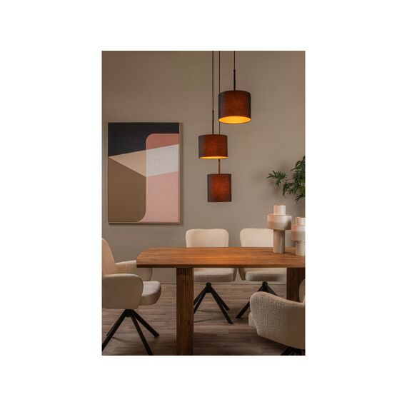 Lucide Maya Hanglamp Zwart 46Cm 3Xe27Cm