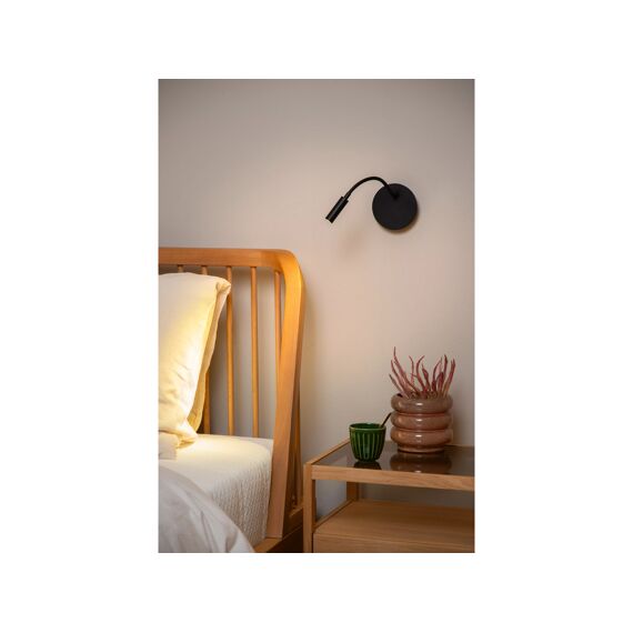 Lucide Jolijn Bedlamp Led Magnetisch Montagesysteem Zwart 1X2W 3000K