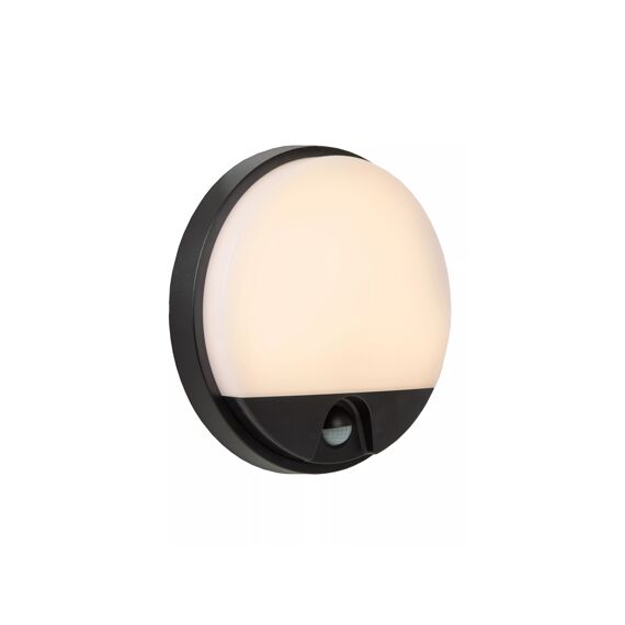 Lucide Hups Ir Wandlamp Buiten Led Zwart 1X10W 3000K Ip54