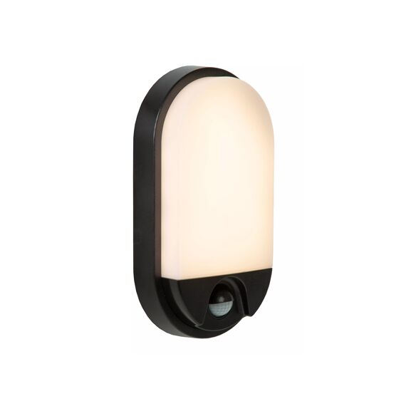 Lucide Hups Ir Wandlamp Buiten Led Zwart 1X10W 3000K Ip56