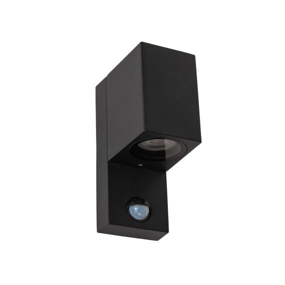 Lucide Zaro Ir Wandspot Buiten 1Xgu10 Ip65 Zwart