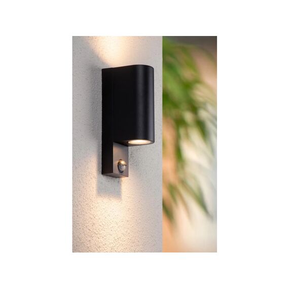 Lucide Zaro Ir Wandspot Buiten 2Xgu10 Ip65 Zwart