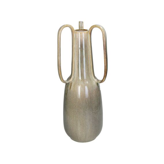 Vase Stoneware Beige 19X18X45.5Cm