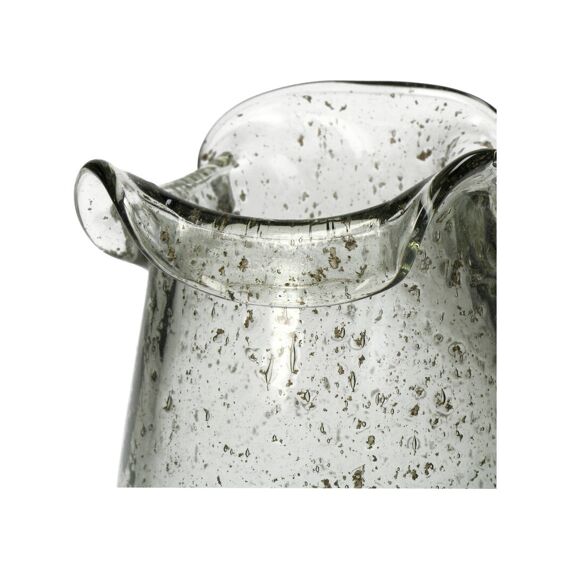 Vase Recycled Glass Clear 13X13X17Cm