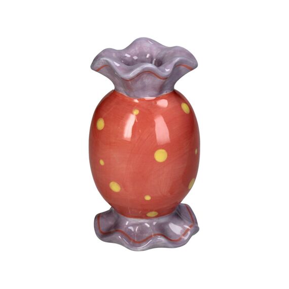 Candle Stick Candy Fine Earthenware Multi 9X7.8X16.1Cm