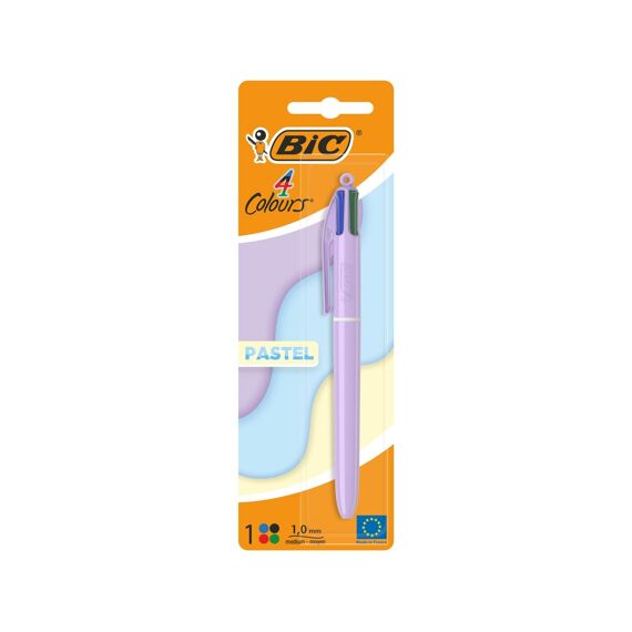 Bic 4-Kleuren Balpen Pastel 3 Assortiment Prijs Per Kleur