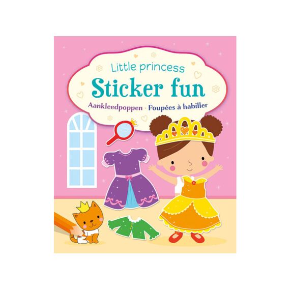 Little Princess Sticker Fun Aankleedpoppen