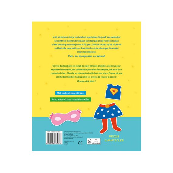 Super Girls Sticker Fun Aankleedpoppen