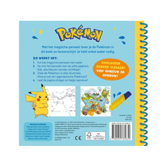 Pokemon Schilderen Met Water Deel 2 - Geel