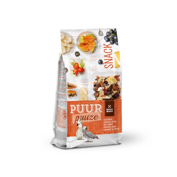 Witte Molen Puur Pauze Snack Muesli Papegaai Fruit 750G