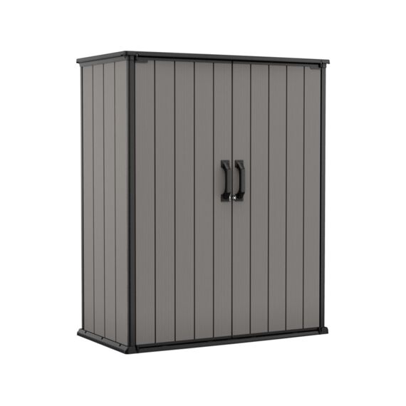 Keter Premier Tall Opbergkast 1400L 139.5X77X170Cm Grijs