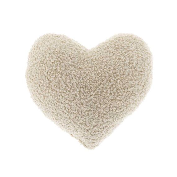 Kussen Curly Heart 40X40Cm Sand