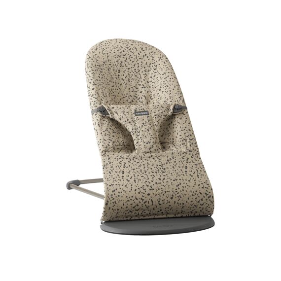 Babybjorn Wipstoeltje Bliss Geweven Beige Donkergrijze Print