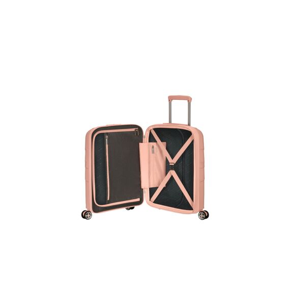 American Tourister Starvibe Spinner 55/20 Exp Tsa Metallic Peach