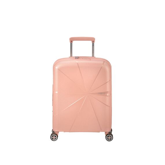 American Tourister Starvibe Spinner 55/20 Exp Tsa Metallic Peach