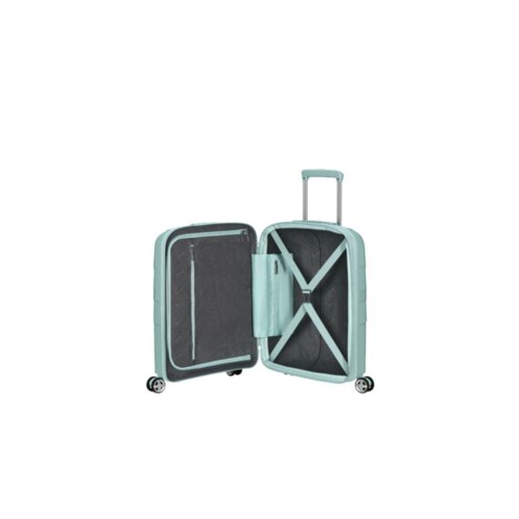 American Tourister Starvibe Spinner 55/20 Exp Tsa Metallic Surf Blue