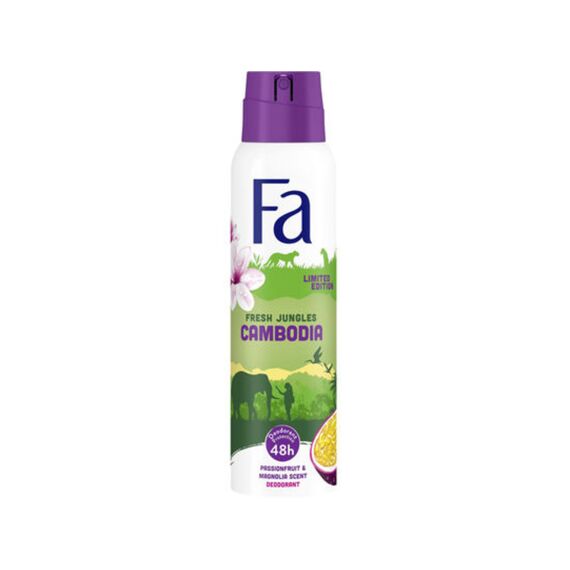 Fa Deodorant Spray Jungles Cambodia Passievrucht En Magnolia 150Ml