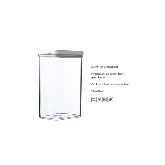Mepal Omnia Bewaardoos Rechthoekig Nordic Sage 700Ml
