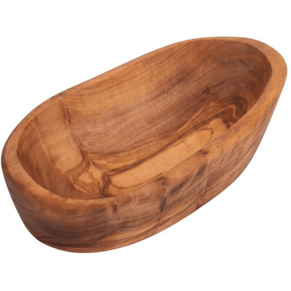Olijfhouten Schaal Rustique Ovaal 17Cm