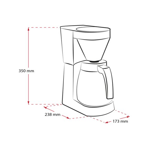 Melitta Filterkoffiezetapparaat Easy Therm Zart