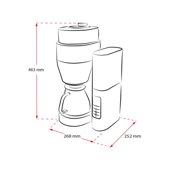 Melitta Koffiezetapparaat Aromafresh Zwart